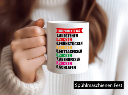 Perfect Gamer Day Funny Saying Gift Humor Gift Idea Mug