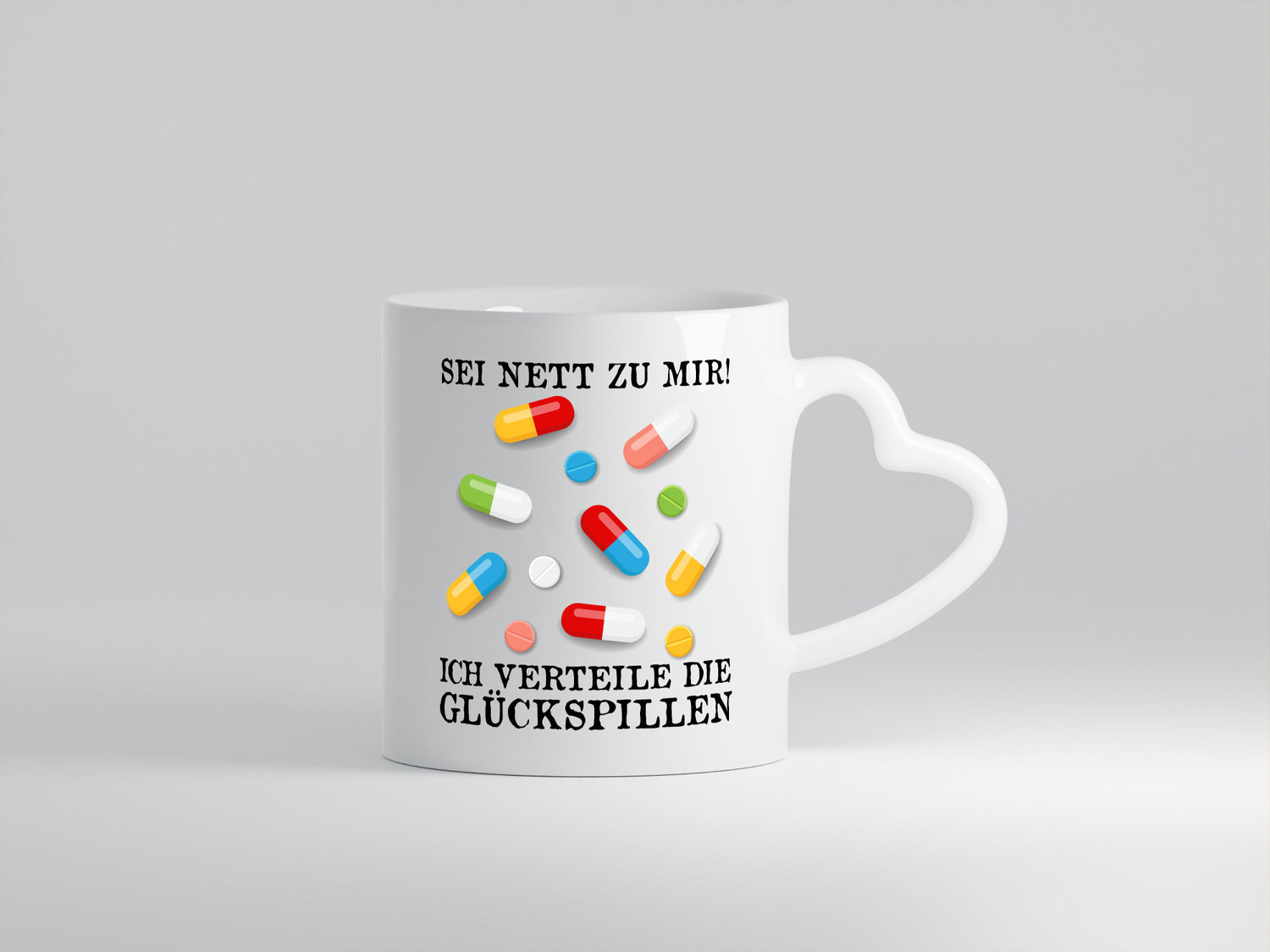 Sei nett zu mir | Pillen Medikamente Therapeut Arzt lustig Humor Geschenkidee