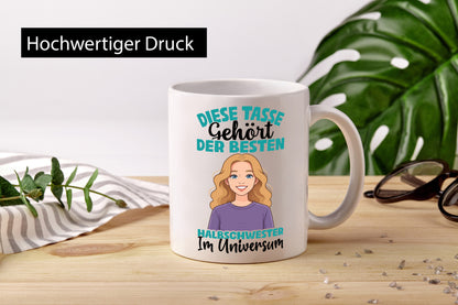Im Universum: Halb Schwester | Stiefvater Stiefmutter Geschenkidee Familie