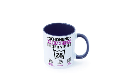 28 Geburtstag | schonend behandeln Jahre Humor Geschenkidee Tasse