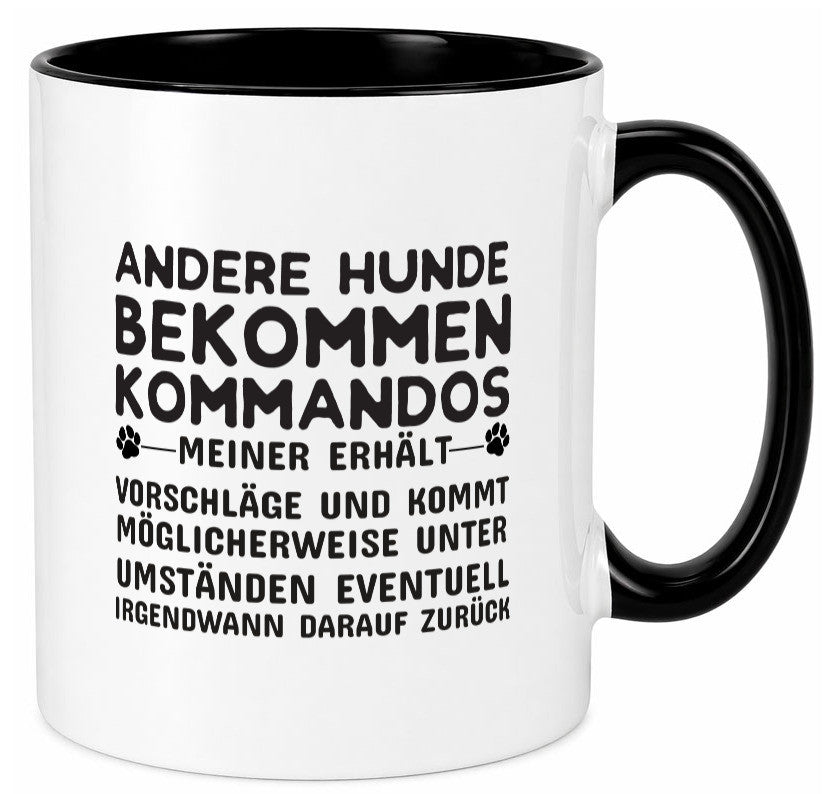 Hunde Training | Hundebesitzer Tasse Hundekommando lustig Tierliebhaber Humor