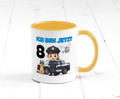 8. Geburtstag | 8 Jahre Polizei Kind Polizeiauto lustig Geschenkidee Geschenk