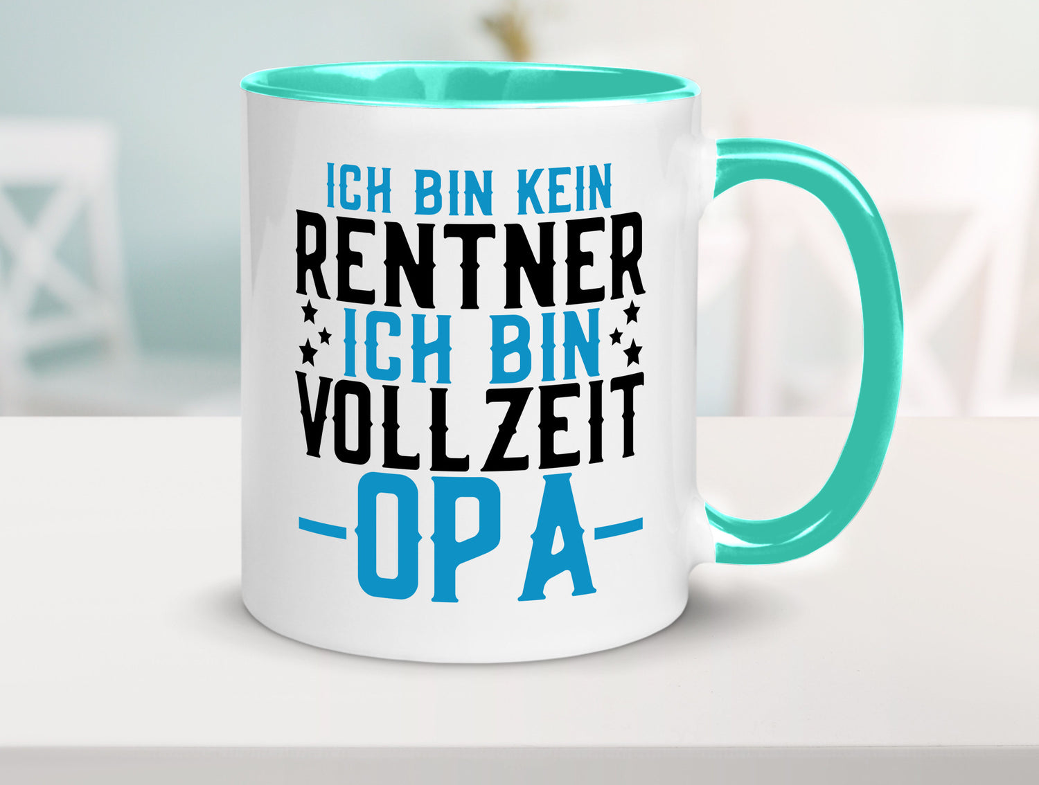 Rentner | Vollzeit Opa Pension Ruhestand Großvater lustiger Spruch Geschenk