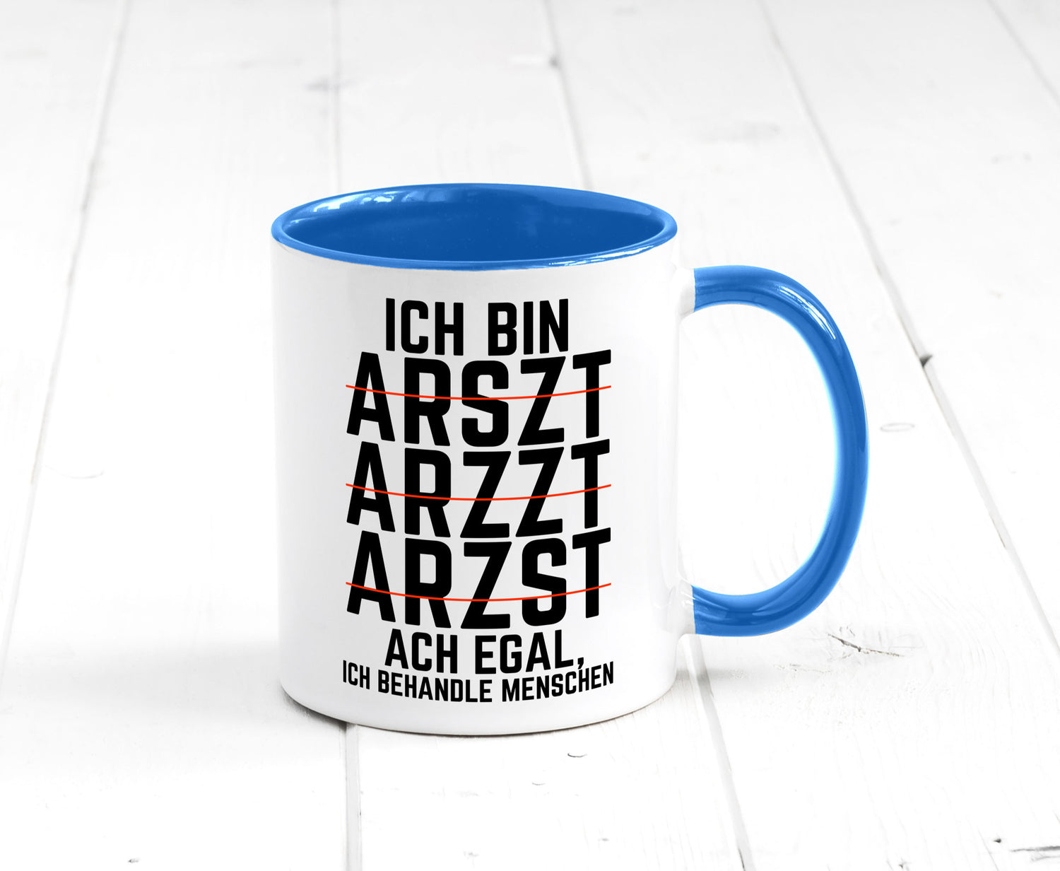 Ich bin Arzt | Rechtschreibung Klinik lustiger Spruch lustig Humor Geschenkidee