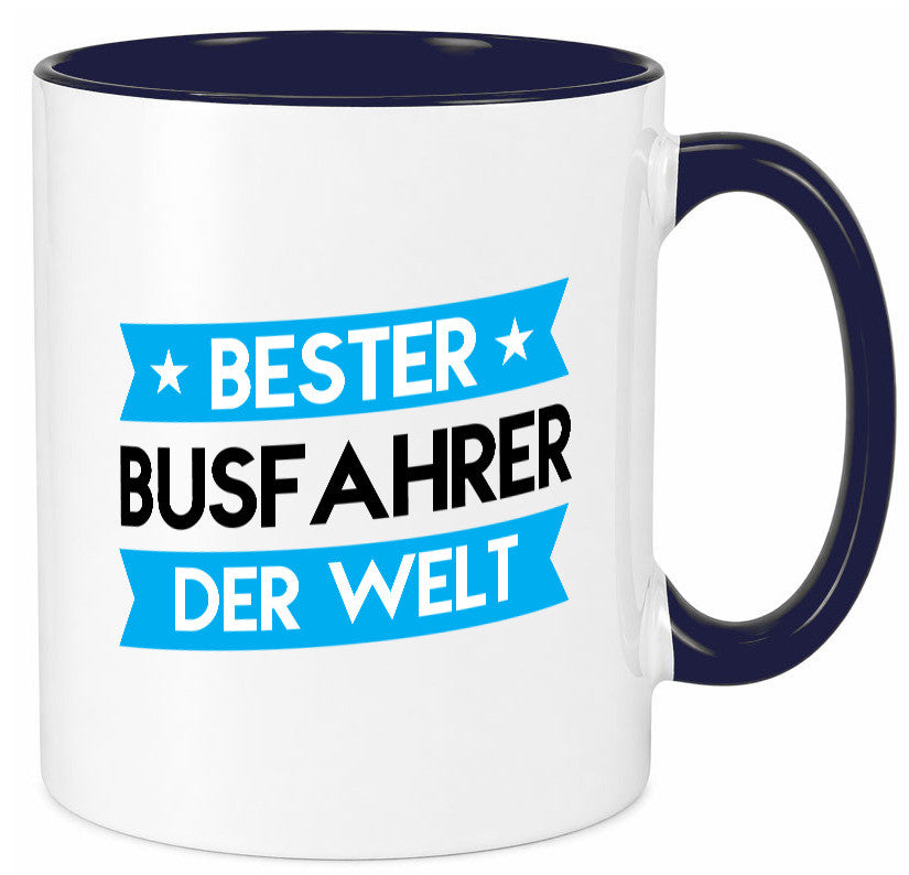 Bester Busfahrer | Berufsfahrer Fahrer v2 Geschenkidee Arbeit Kollegen Büro