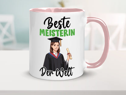 Beste Meisterin | Meisterbrief v2 Geschenk Humor Geschenkidee lustiger Spruch