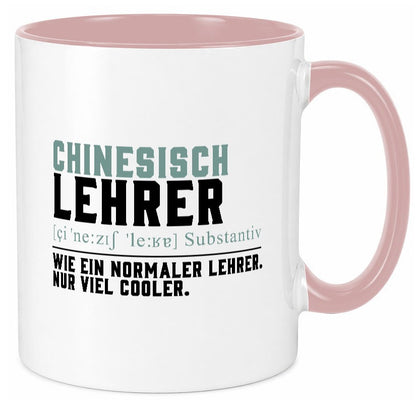 Chinesischlehrer | Lehrer Unterricht Lieblingslehrer lustig Humor Geschenkidee Tasse