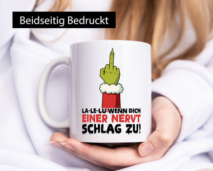 La Le Lu | Weihnachten Weihnachtsmuffel Lichter vl6 Humor Geschenkidee Tasse