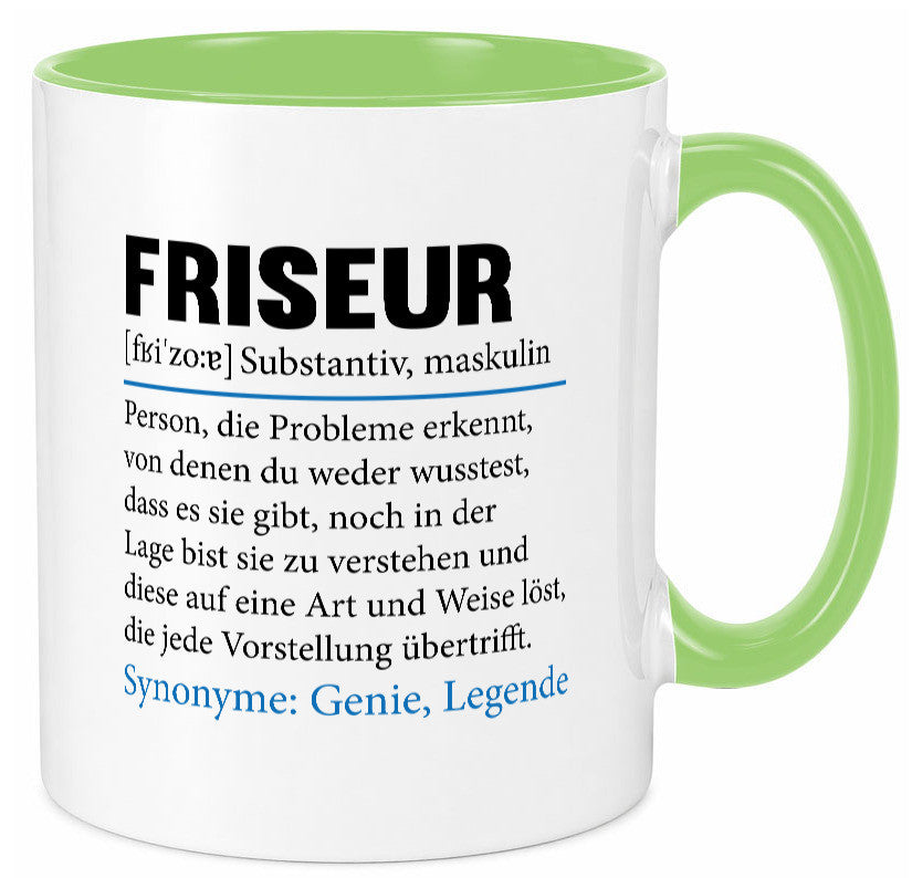 Friseur | Spruch Frisör Beruf lustig Humor Arbeit Kollegen Büro Geschenkidee