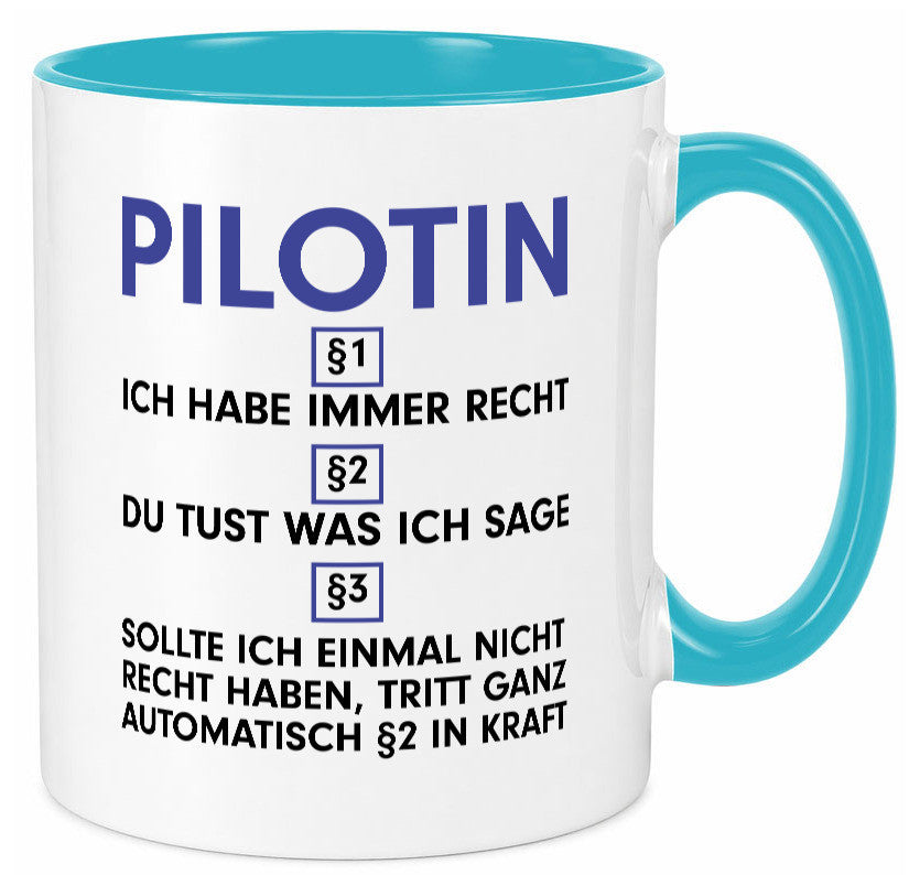 Ich habe immer Recht Pilotin | Definition Piloten v2 lustiger Spruch Geschenk