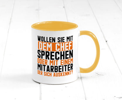 Wollen sie mit dem Chef Sprechen | Mitarbeiter Humor Arbeit Kollegen Büro
