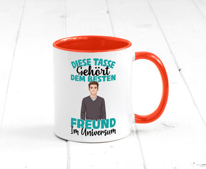 Im Universum: Freund | Beziehung Partner Liebe Geschenk Humor Geschenkidee