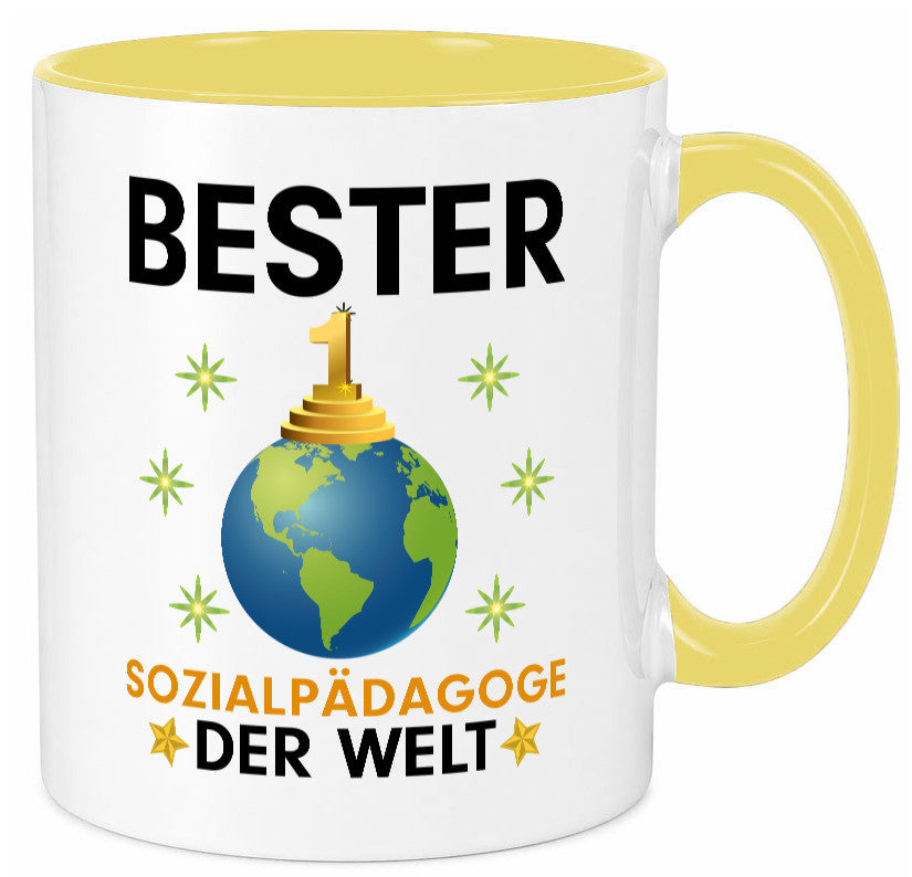 Welt Bester Sozialpädagoge | Pädagoge Geschenk Humor Geschenkidee lustiger Tasse