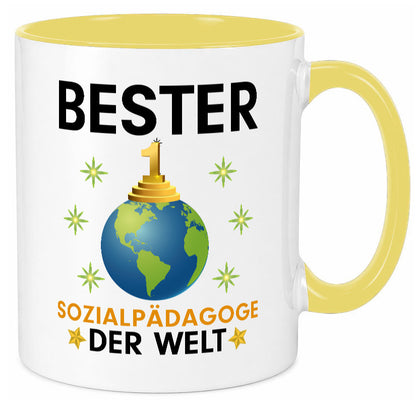 Welt Bester Sozialpädagoge | Pädagoge Geschenk Humor Geschenkidee lustiger Tasse