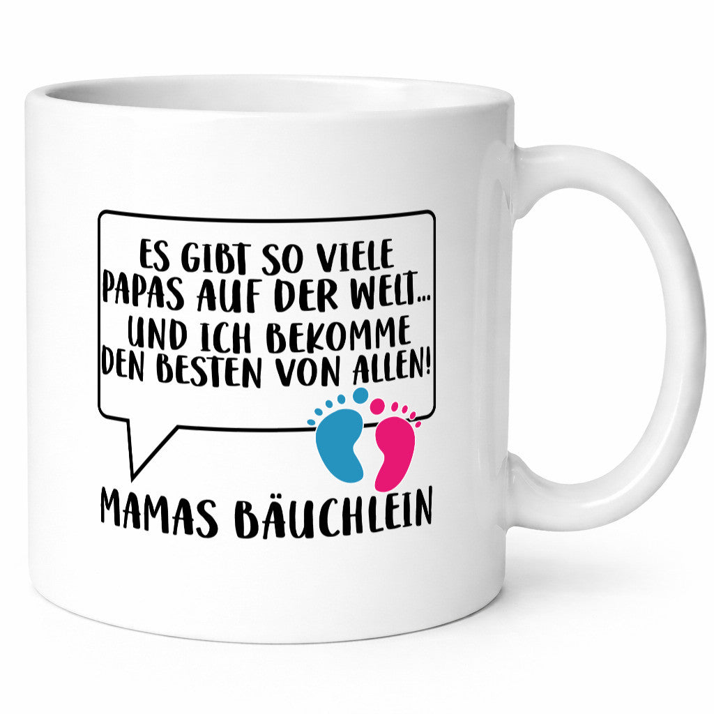 Mamas Bäuchlein | Vaterschaft Tasse werdender Papa lustig Familie Geschenkidee