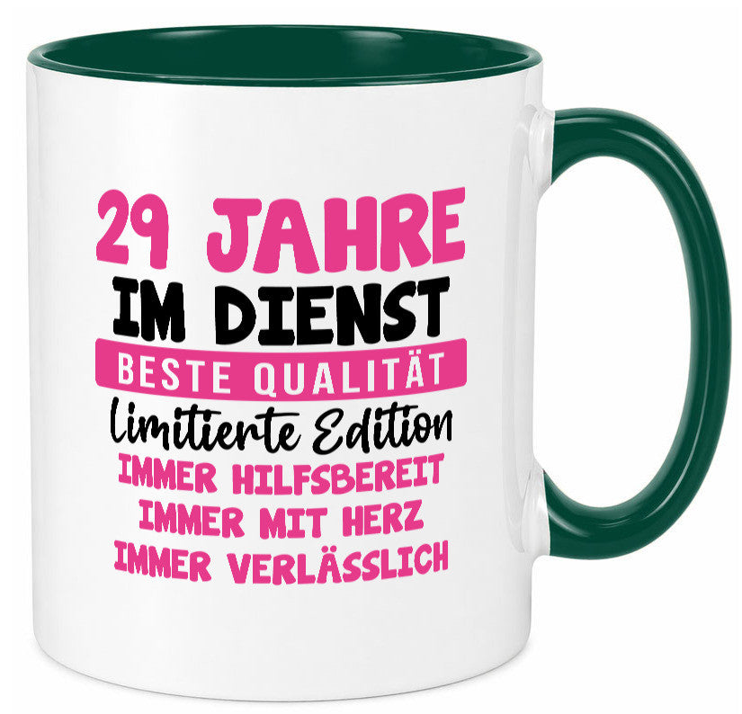 29 Jahre im Dienst | Jubiläum Arbeit v10 Geschenk Kollegen Büro lustiger Spruch