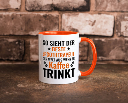 Kaffee trinkt: Ergotherapeut | Ergotherapie lustig Humor Geschenkidee Geschenk