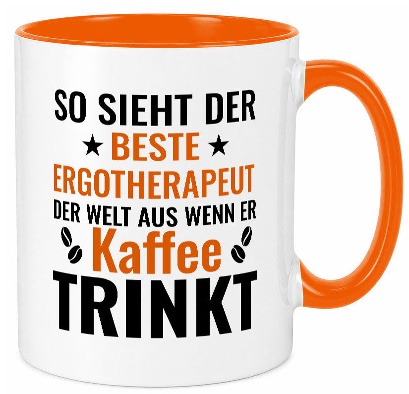 Kaffee trinkt: Ergotherapeut | Ergotherapie lustig Humor Geschenkidee Geschenk