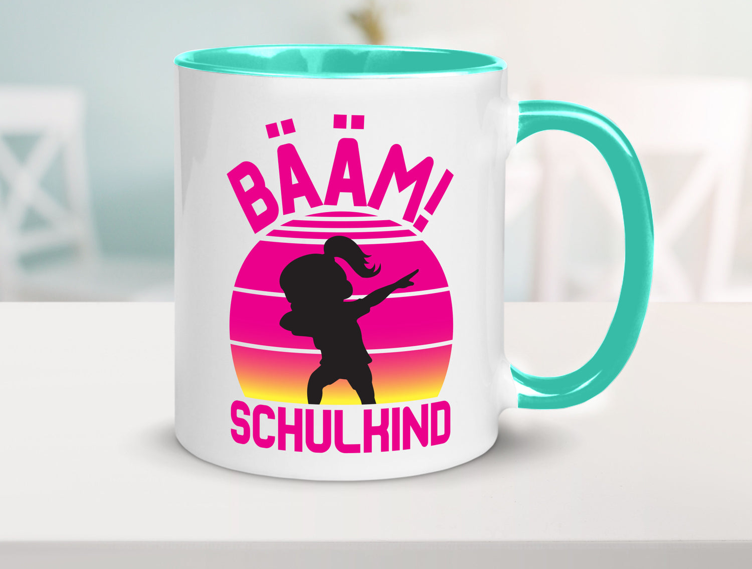 Bääm Schulkind | Einschuldung Schulanfang Geschenkidee Humor Tasse