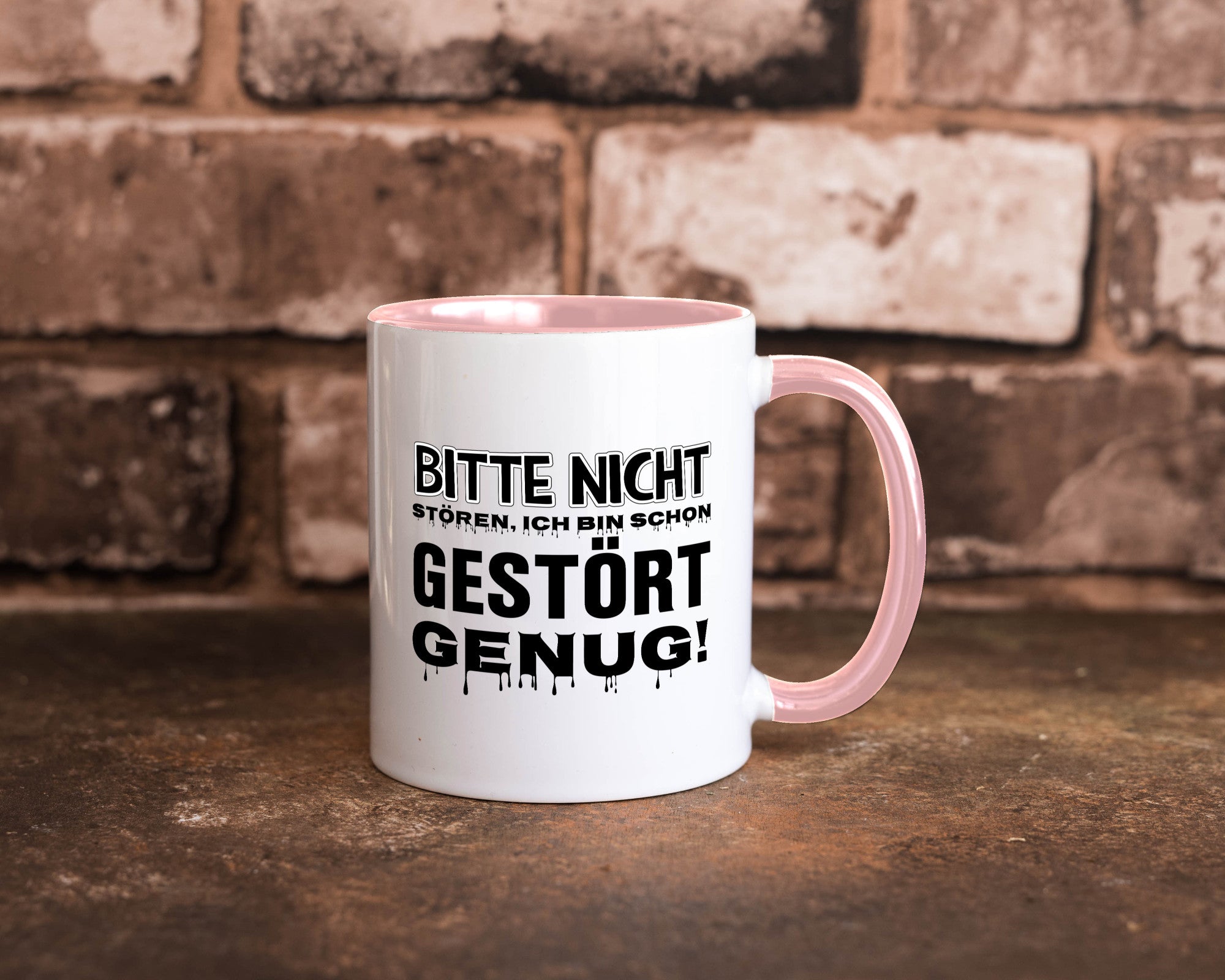 Ich bin schon gestört lustiger Spruch Geschenk Humor Geschenkidee Tasse