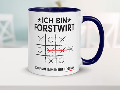 Lösung finden: Forstwirt | Waldarbeiter v2 Geschenkidee Arbeit Kollegen Büro