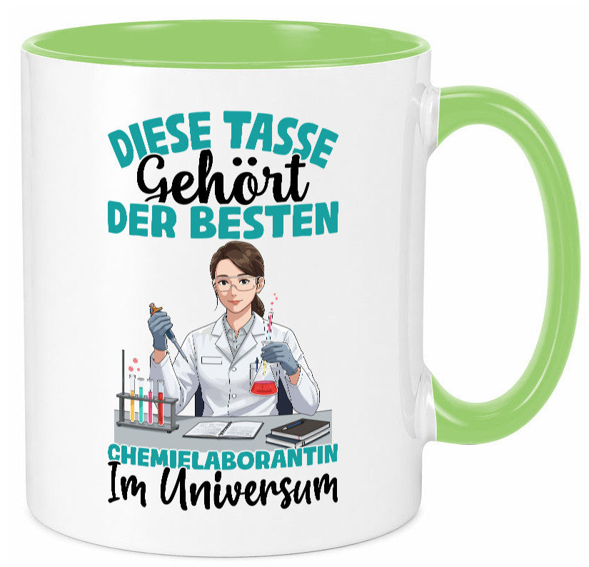 Im Universum: Chemielaborantin | Laborantin Chemie lustiger Spruch Geschenk
