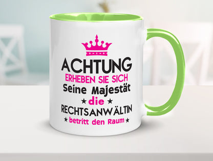 Seine Majestät Rechtsanwältin | Jurstin Anwältin Humor Geschenkidee Tasse