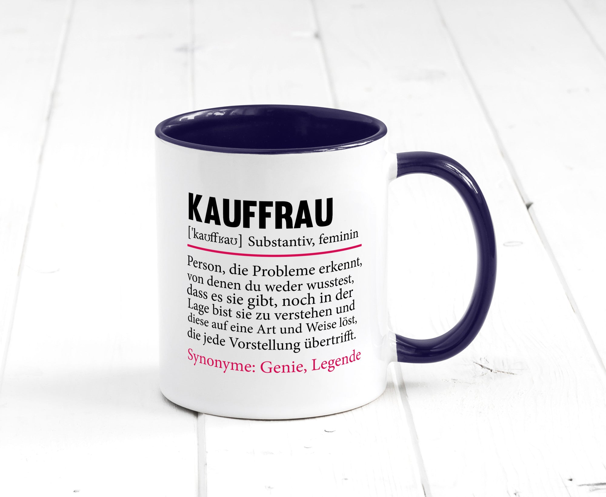 Kauffrau | Humor Spruch Definition Kauffrauen Geschenkidee Tasse