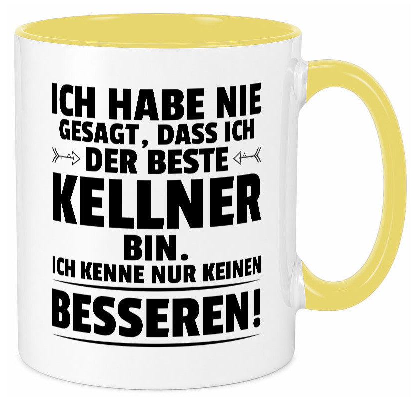 Der Beste Kellner | kellnern Bedienung lustiger Spruch Geschenk Humor Tasse