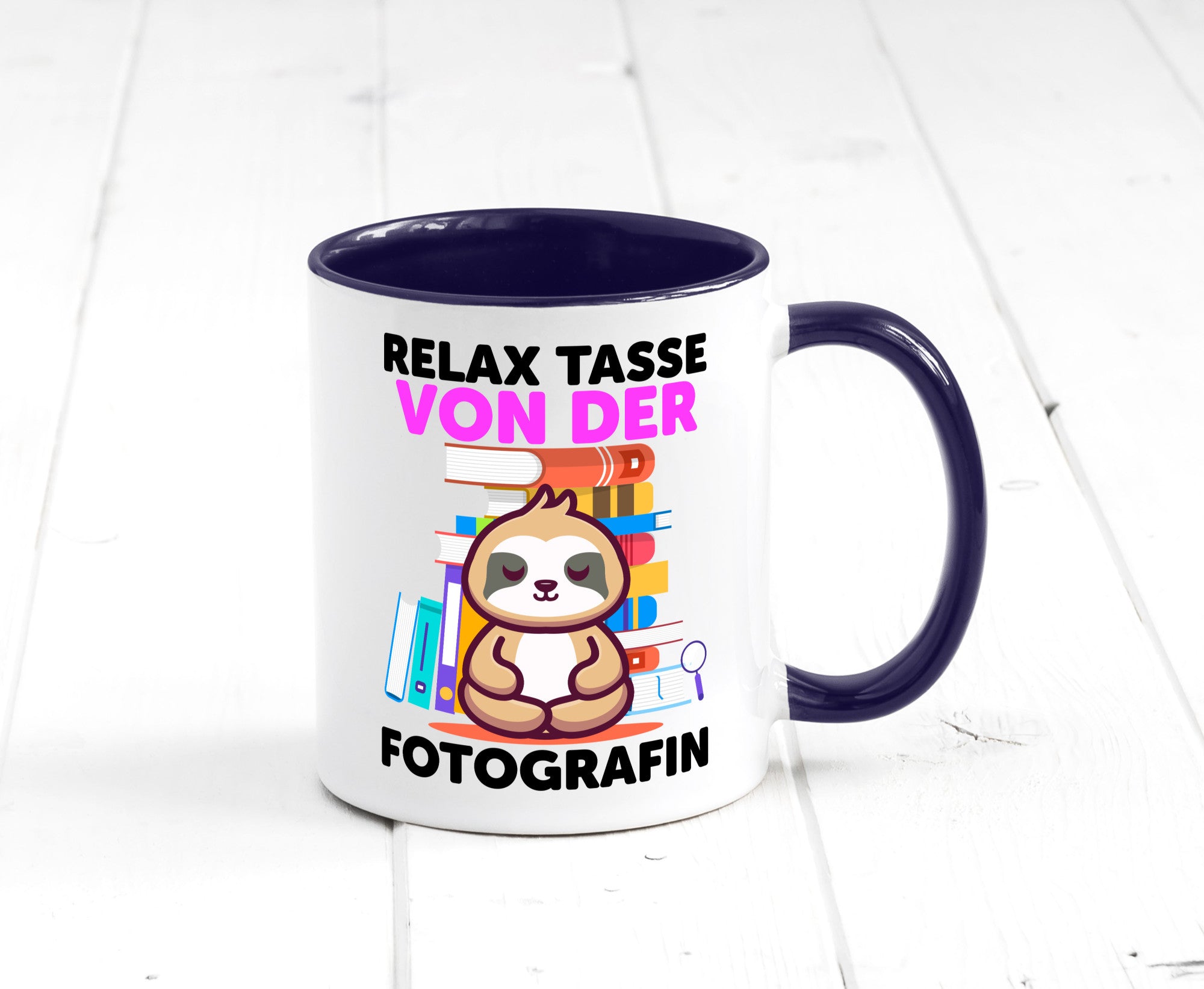 Relax Tasse: Fotografin | Fotografie Kamera Humor Geschenkidee Tasse