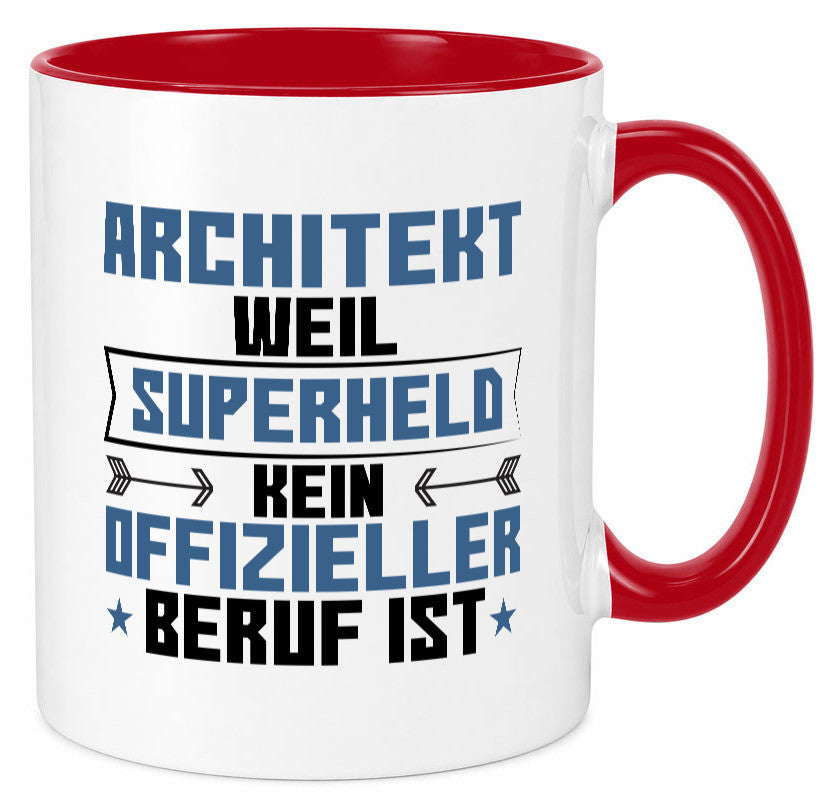 Superheld Architekt | Architektur Büro Geschenk Arbeit Kollegen lustiger Spruch