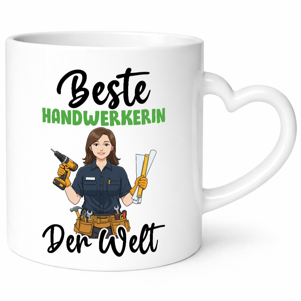 Beste Handwerkerin | Handwerkerinnen v2 Humor Geschenkidee Tasse