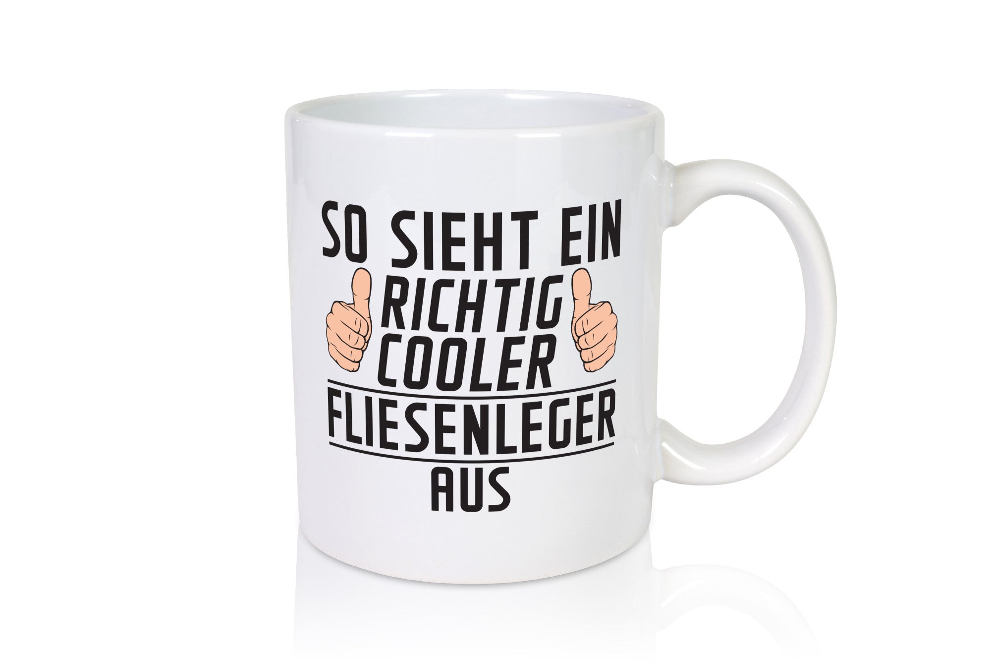 Richtig Cooler Fliesenleger | Fliesenlegen Bau lustig Humor Geschenkidee
