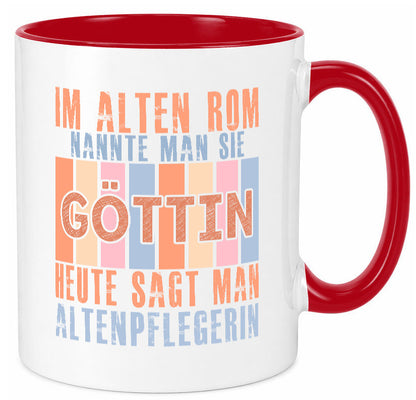 Heute sagt man: Altenpflegerin | Pflegepersonal Pflege Geschenk Humor
