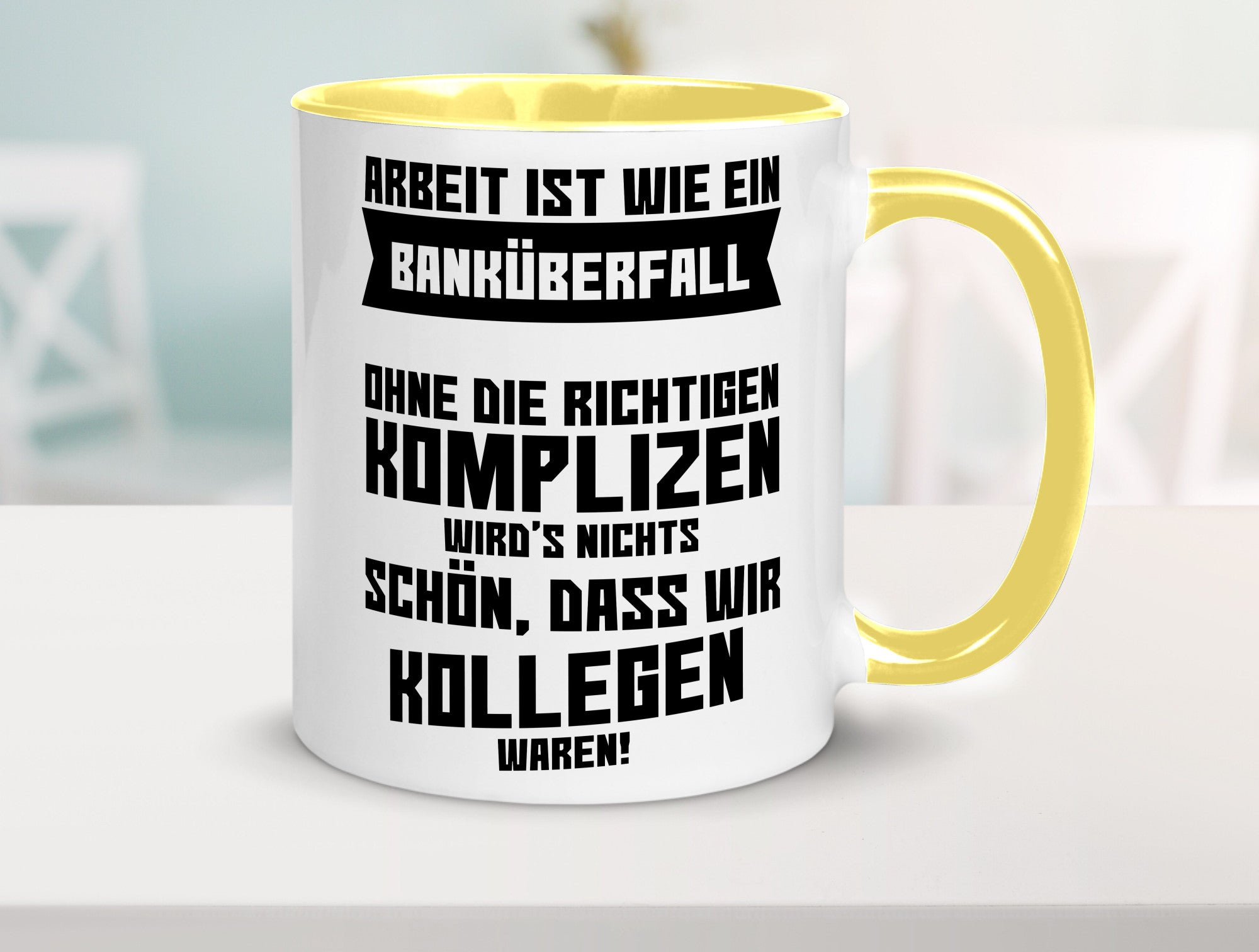 Arbeit | Kollegen Komplizen Jobwechsel Abschied Büro lustiger Spruch Geschenk