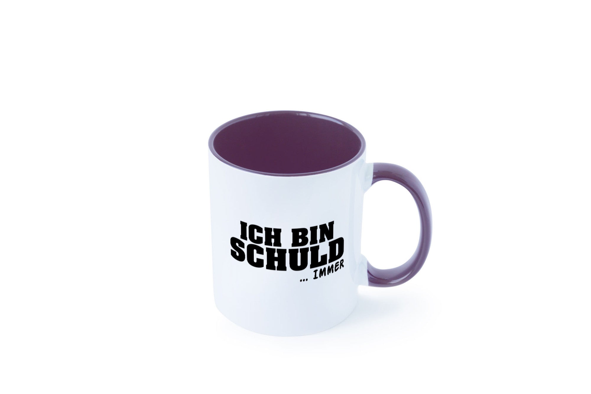 Ich bin Schuld | Schwarze Schaff lustig Humor Geschenkidee Geschenk Tasse