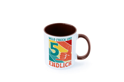 5. Geburtstag | 5 Jahre Wild und Frech Geschenk Geschenkidee lustiger Spruch