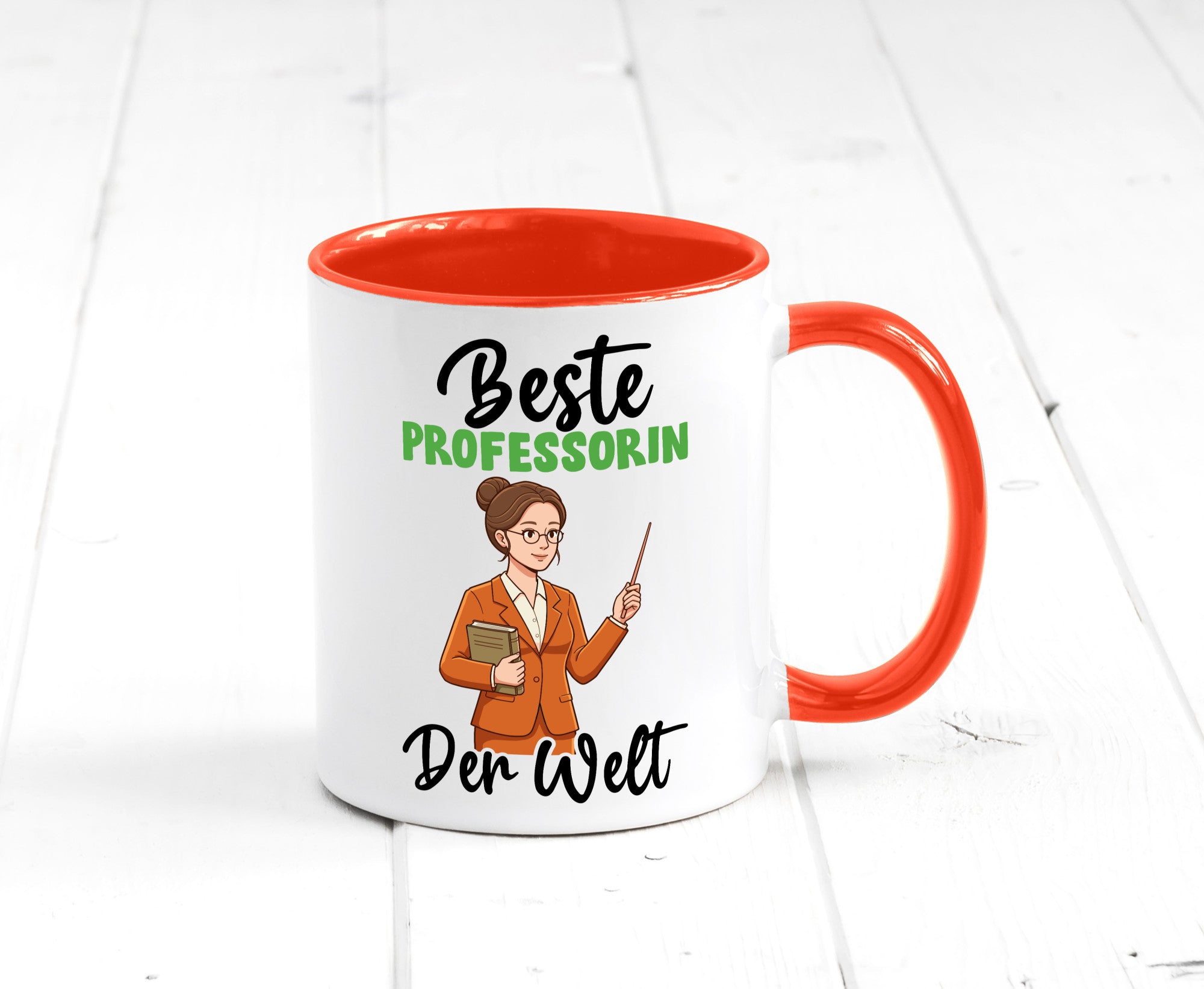 Beste Professorin | Uni Universität v2 Humor Geschenkidee Tasse
