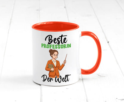 Beste Professorin | Uni Universität v2 Humor Geschenkidee Tasse