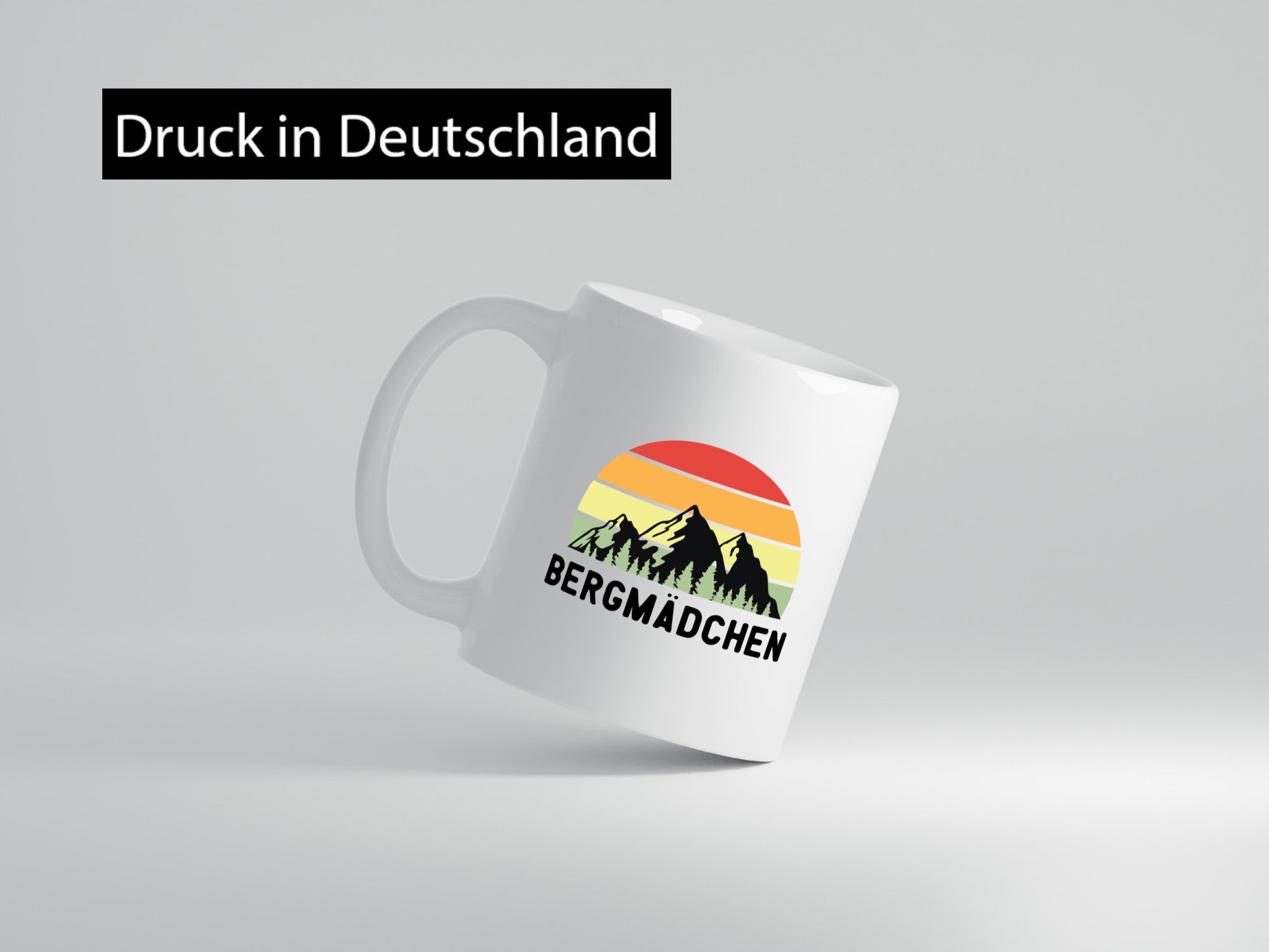 Bergmädchen | Berge lustiger Spruch Geschenk Humor Geschenkidee Tasse