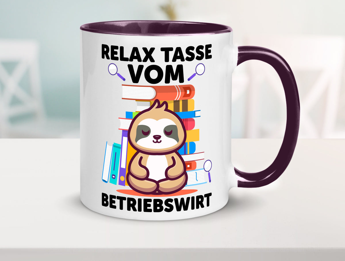 Relax Tasse: Betriebswirt | Betriebswirtschaft lustiger Spruch Geschenk Humor