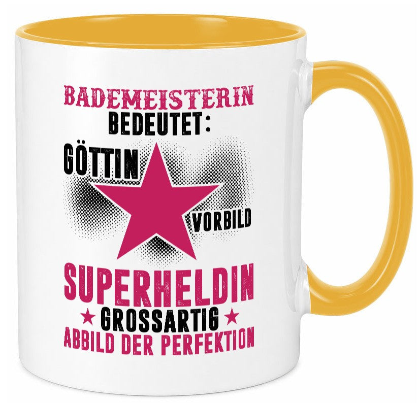 Bedeutung von Bademeisterin | Schwimmmeisterin lustiger Spruch Geschenk Humor Tasse