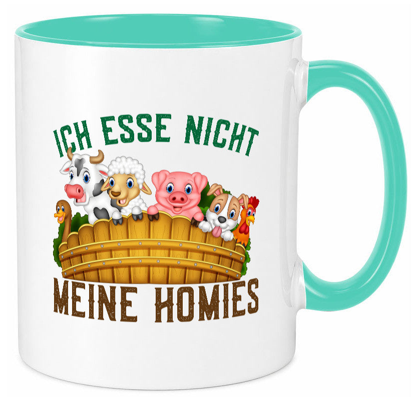 Ich esse nicht meine Homies | Farmer Landwirt lustiger Spruch Geschenk Humor Tasse