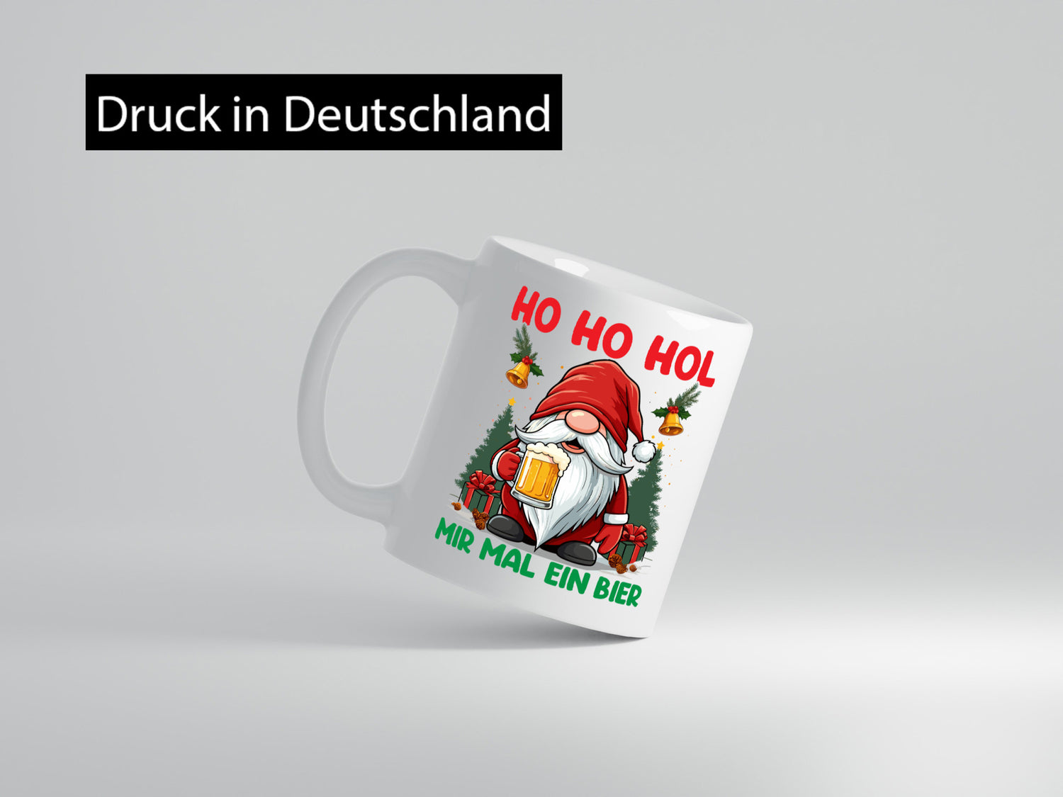 Hol mir mal ein Bier | Biertrinker Weihnachtsbier Humor Geschenkidee Tasse