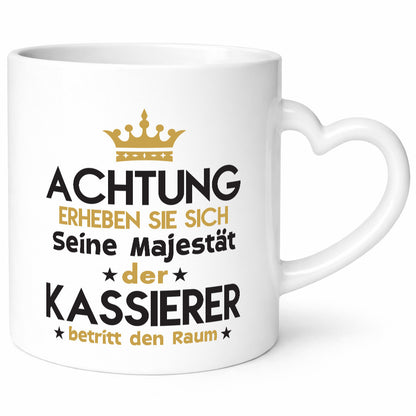 Seine Majestät Kassierer lustig Humor Geschenkidee Geschenk Tasse