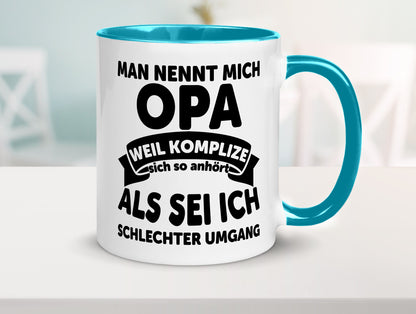 Nenn mich Opa, Komplize schlechter Umgang | Opa Witz Geschenk Familie