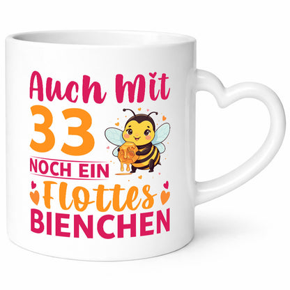 33. Geburtstag | Flottes Bienchen 33 Jahre lustiger Spruch Geschenk