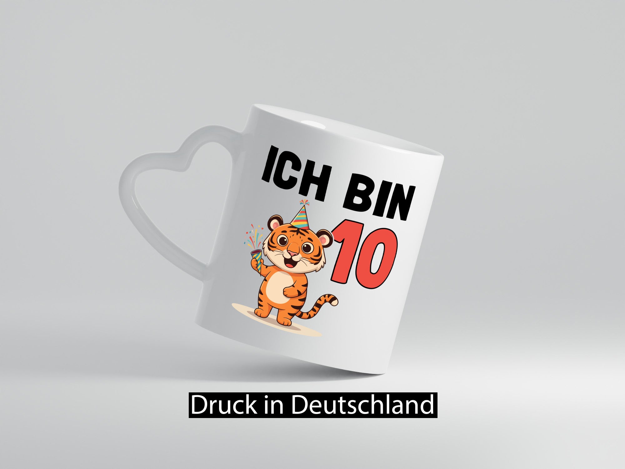 10. Geburtstag | 10 Jahre Tiger Geschenkidee Humor Tasse