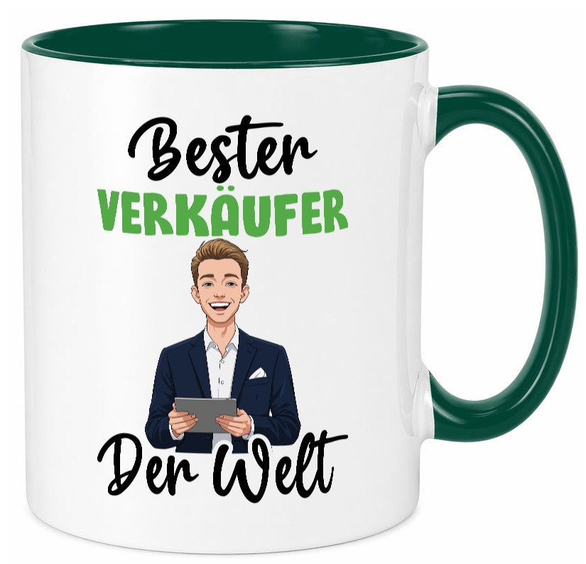 Bester Verkäufer | Kollege Verkaufsjob v2 Geschenkidee Arbeit Kollegen Büro Tasse
