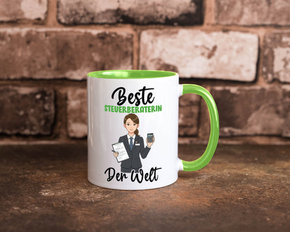 Beste Steuerberaterin | Steuer Beratung v2 Geschenkidee Humor Tasse